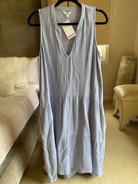 Splendid Pale Blue Sleeveless Midi/Maxi Dress